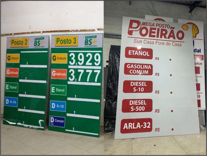 Placas de Preço